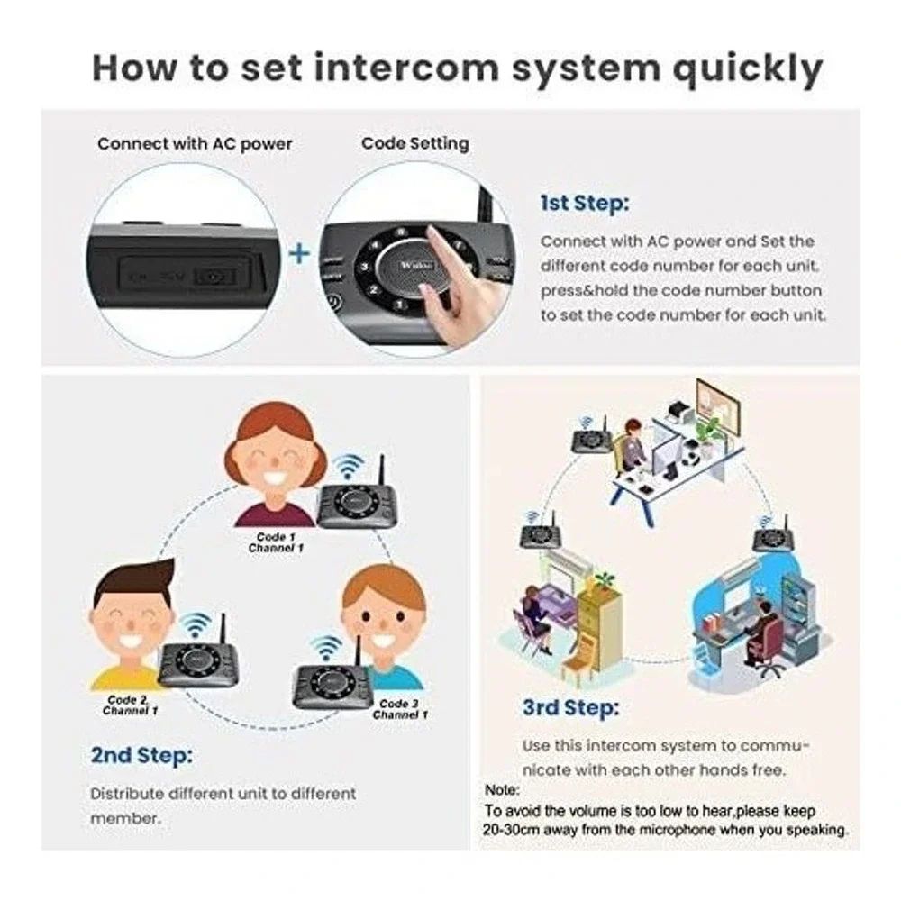 Wuloo‎ Wireless Intercom System